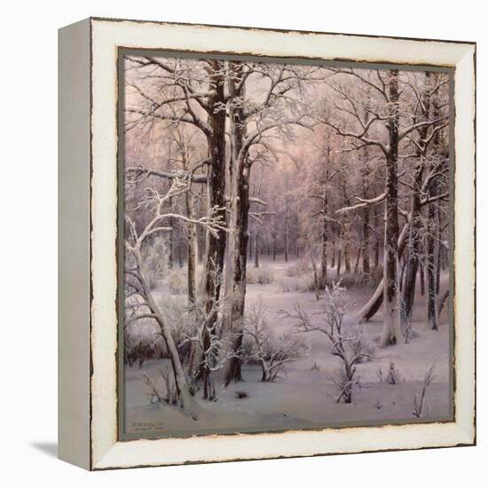 Hoarfrost-Ivan Avgustovich Velz-Framed Premier Image Canvas