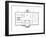 Hoban's Original Plans for the White House, 18th Century-null-Framed Giclee Print