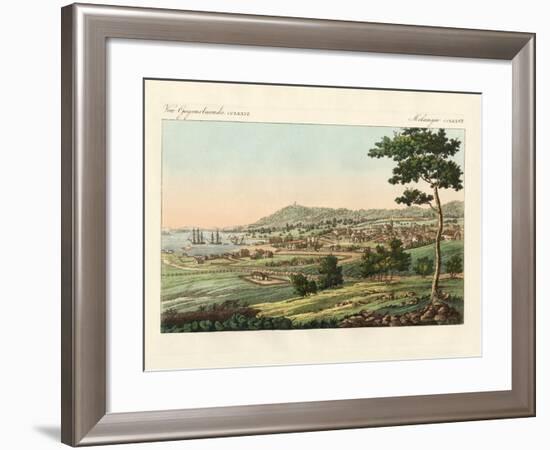 Hobart Town at Van Diemens Land-null-Framed Giclee Print