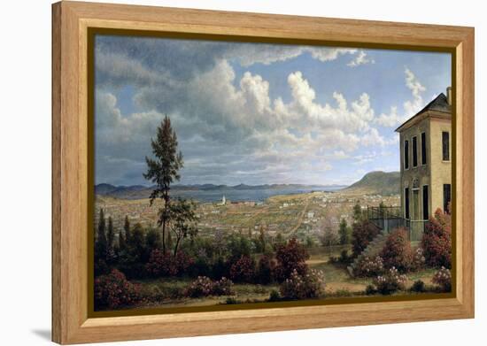 Hobart Town, C.1832-John Glover-Framed Premier Image Canvas