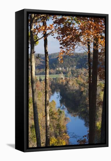 Hobbs State Park Conservation Area, War Eagle, Arkansas, USA-Walter Bibikow-Framed Premier Image Canvas