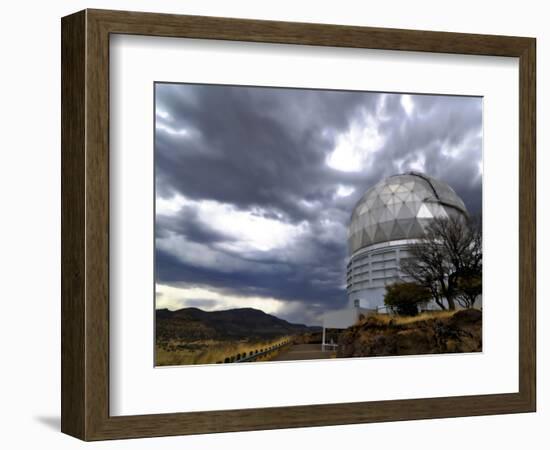 Hobby-Eberly Telescope Observatory Dome at Mcdonald Observatory-null-Framed Photographic Print