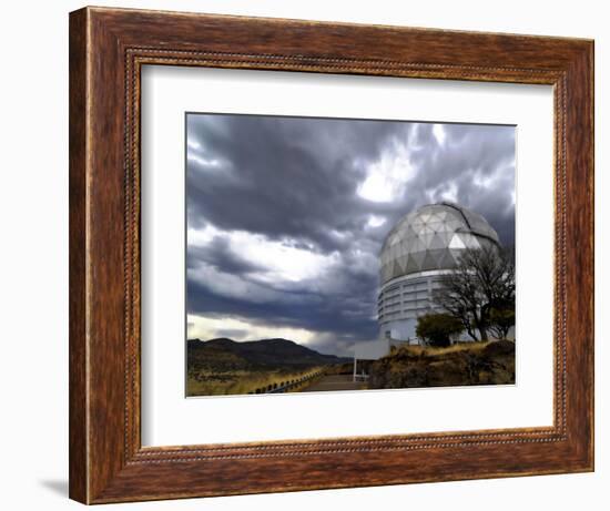 Hobby-Eberly Telescope Observatory Dome at Mcdonald Observatory-null-Framed Photographic Print