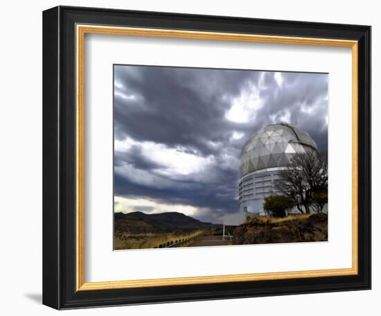 Hobby-Eberly Telescope Observatory Dome at Mcdonald Observatory-null-Framed Photographic Print