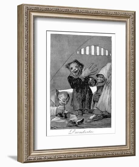 Hobgoblins, 1799-Francisco de Goya-Framed Giclee Print