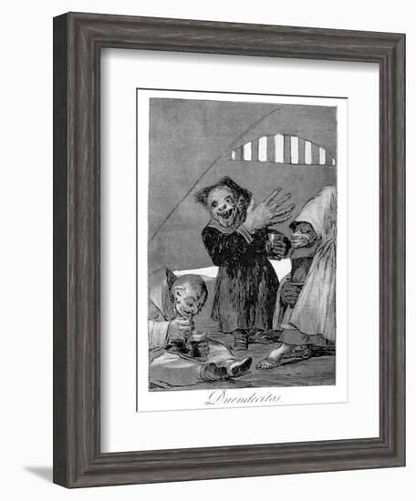 Hobgoblins, 1799-Francisco de Goya-Framed Giclee Print