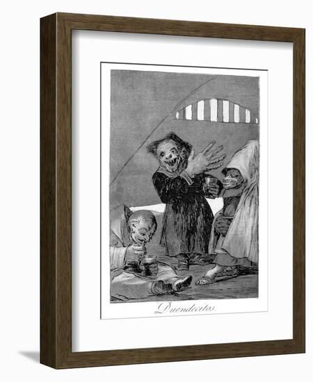 Hobgoblins, 1799-Francisco de Goya-Framed Giclee Print