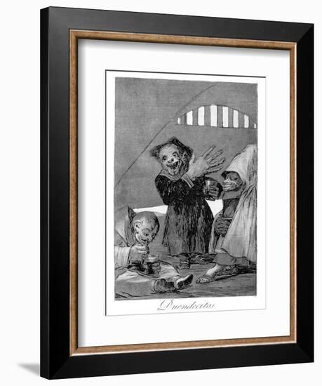 Hobgoblins, 1799-Francisco de Goya-Framed Giclee Print