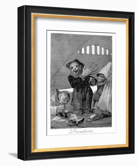 Hobgoblins, 1799-Francisco de Goya-Framed Giclee Print