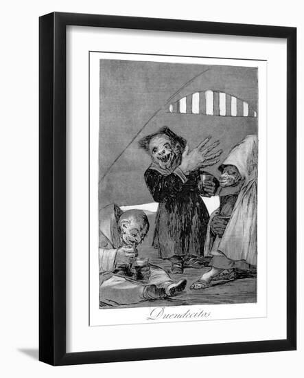 Hobgoblins, 1799-Francisco de Goya-Framed Giclee Print