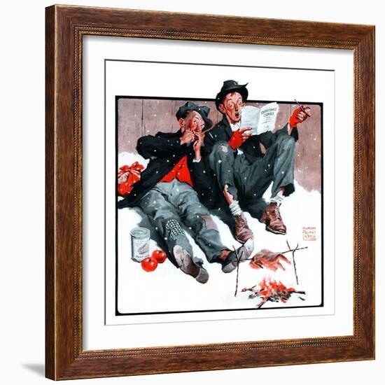 "Hobo Christmas,"December 13, 1924-William Meade Prince-Framed Giclee Print