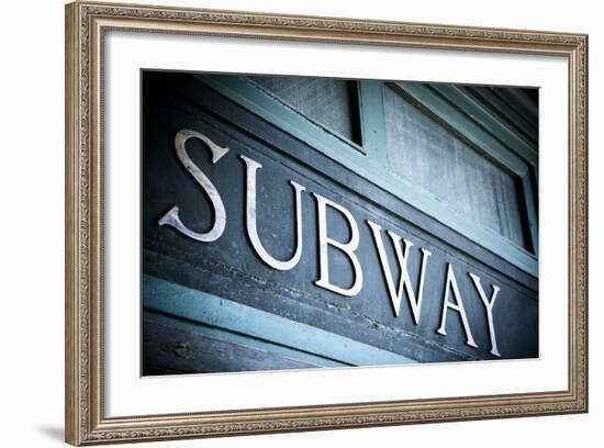 Hoboken, New Jersey Train Station Circa 1800S-Julien McRoberts-Framed Photographic Print