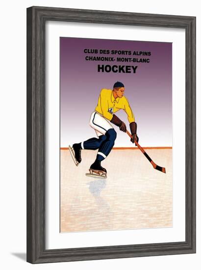 Hockey: Alpine Sports Club-null-Framed Art Print