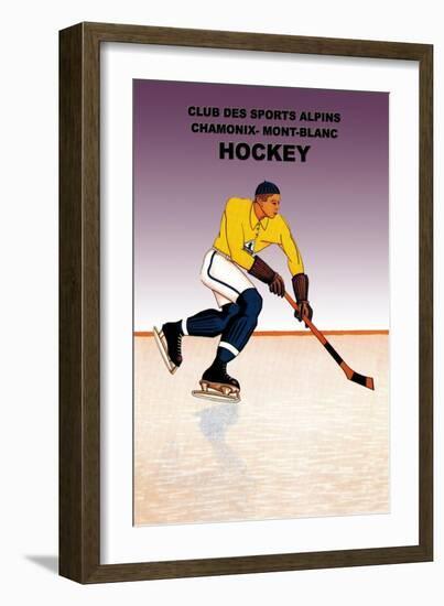 Hockey: Alpine Sports Club-null-Framed Art Print