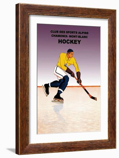 Hockey: Alpine Sports Club-null-Framed Art Print