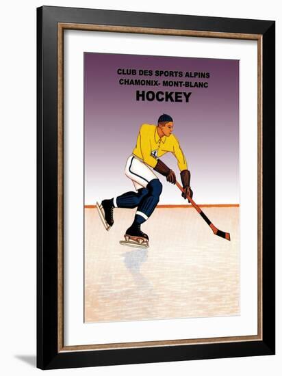 Hockey: Alpine Sports Club-null-Framed Art Print