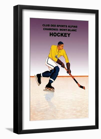 Hockey: Alpine Sports Club-null-Framed Art Print