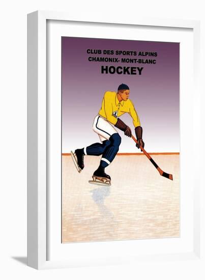 Hockey: Alpine Sports Club-null-Framed Art Print