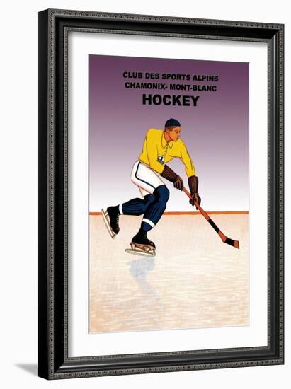 Hockey: Alpine Sports Club-null-Framed Art Print