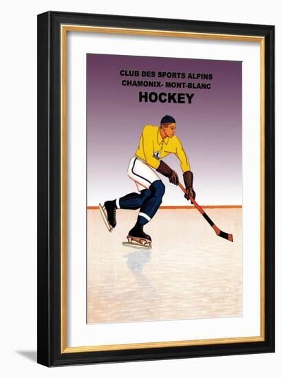Hockey: Alpine Sports Club-null-Framed Art Print
