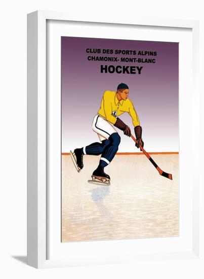 Hockey: Alpine Sports Club-null-Framed Art Print