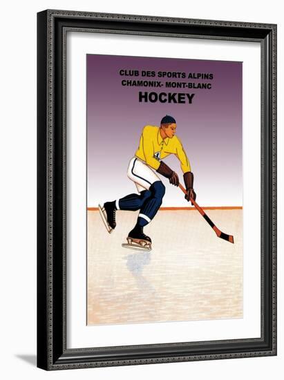 Hockey: Alpine Sports Club-null-Framed Art Print