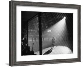 Hockey Game Being Held in the Spokane Colliseum-J. R. Eyerman-Framed Photographic Print