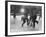 Hockey Game During Winter Olympics-null-Framed Premium Photographic Print