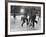 Hockey Game During Winter Olympics-null-Framed Premium Photographic Print