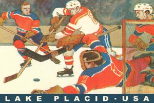 Hockey Game in Lake Placid, New York