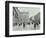 Hockey Game, Myrdle Street Girls School, Stepney, London, 1908-null-Framed Photographic Print