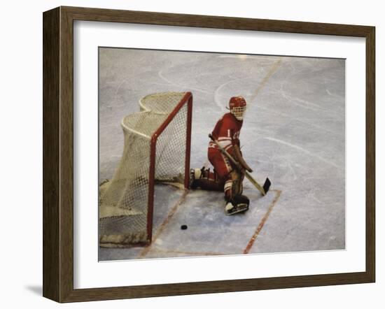 Hockey Goalie-null-Framed Photographic Print