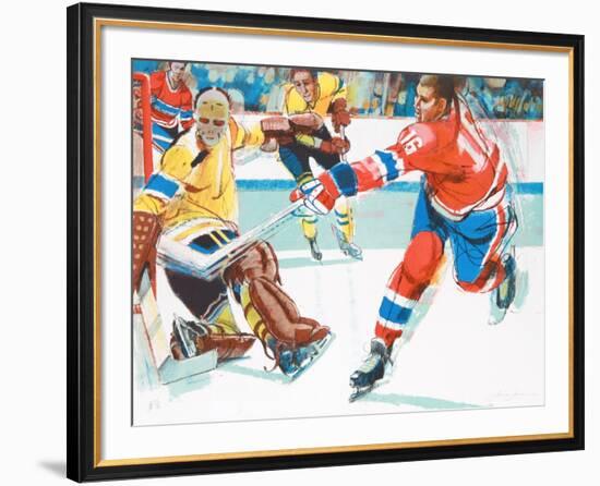 Hockey III-Jim Jonson-Framed Limited Edition