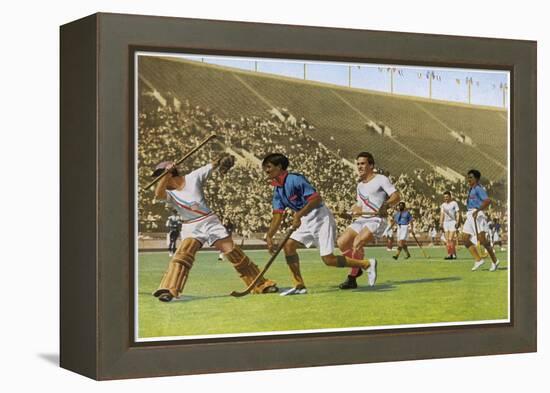 Hockey: India Beats USA by 24 to 1-null-Framed Stretched Canvas