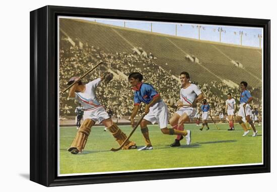 Hockey: India Beats USA by 24 to 1-null-Framed Stretched Canvas