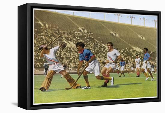 Hockey: India Beats USA by 24 to 1-null-Framed Stretched Canvas