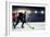 Hockey Match at Rink  . Mixed Media-Sergey Nivens-Framed Photographic Print