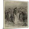Hockey on the Ice, a Ladies' Match on the Lake in Wimbledon Park-Arthur Hopkins-Mounted Giclee Print