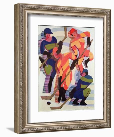 Hockey Players, 1934-Ernst Ludwig Kirchner-Framed Giclee Print