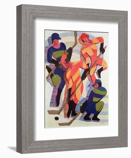 Hockey Players, 1934-Ernst Ludwig Kirchner-Framed Giclee Print