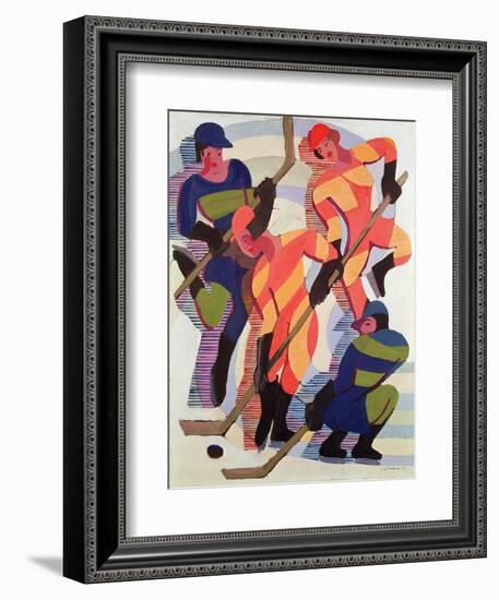 Hockey Players, 1934-Ernst Ludwig Kirchner-Framed Giclee Print