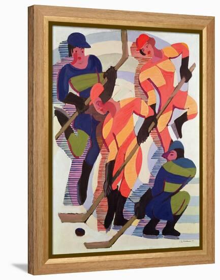 Hockey Players, 1934-Ernst Ludwig Kirchner-Framed Premier Image Canvas