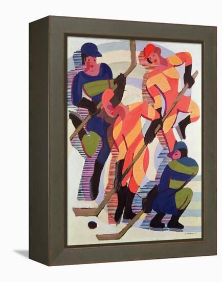 Hockey Players, 1934-Ernst Ludwig Kirchner-Framed Premier Image Canvas