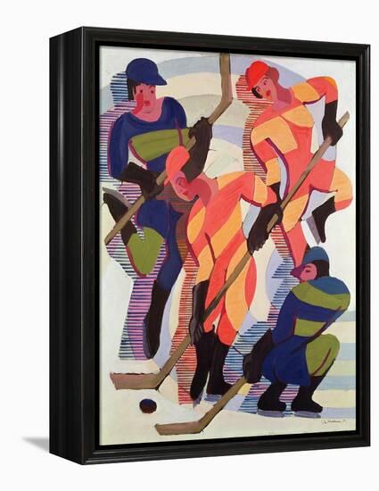 Hockey Players, 1934-Ernst Ludwig Kirchner-Framed Premier Image Canvas