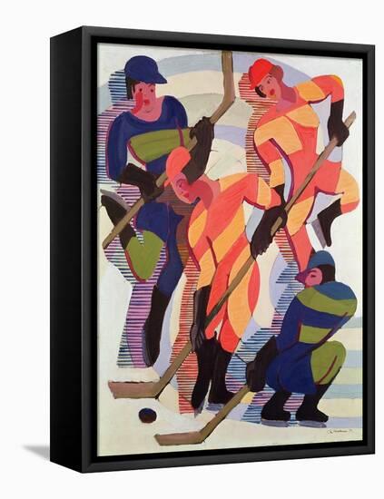 Hockey Players, 1934-Ernst Ludwig Kirchner-Framed Premier Image Canvas