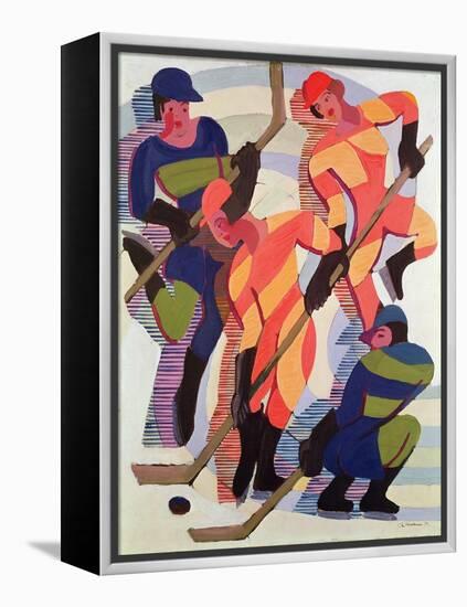 Hockey Players, 1934-Ernst Ludwig Kirchner-Framed Premier Image Canvas