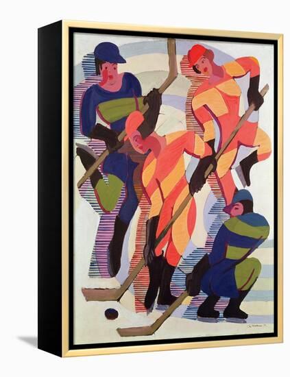 Hockey Players, 1934-Ernst Ludwig Kirchner-Framed Premier Image Canvas