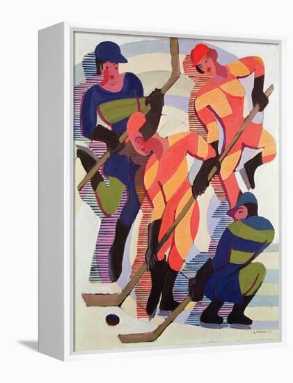 Hockey Players, 1934-Ernst Ludwig Kirchner-Framed Premier Image Canvas