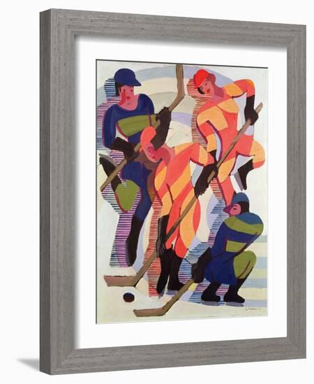 Hockey Players, 1934-Ernst Ludwig Kirchner-Framed Giclee Print