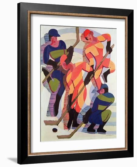 Hockey Players, 1934-Ernst Ludwig Kirchner-Framed Giclee Print